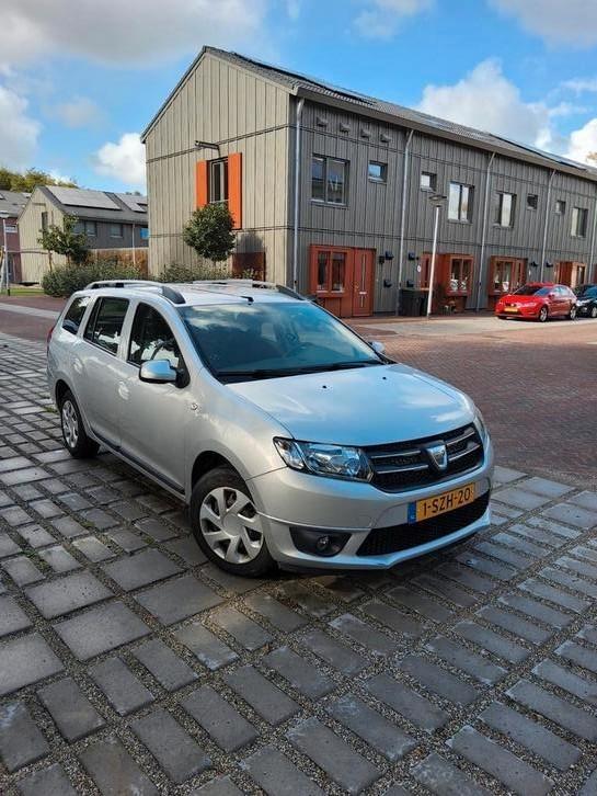 Dacia Logan 0.9 66KW TCE MCV 2014 Grijs, Auto's, Dacia, Particulier, Logan, Benzine, B, Stationwagon, Handgeschakeld, Origineel Nederlands