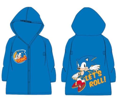 Sonic Regenjas - Sega - Maat 92/98 - 104/110, Kinderen en Baby's, Kinderkleding | Maat 92, Nieuw, Jongen of Meisje, Jas, Ophalen of Verzenden