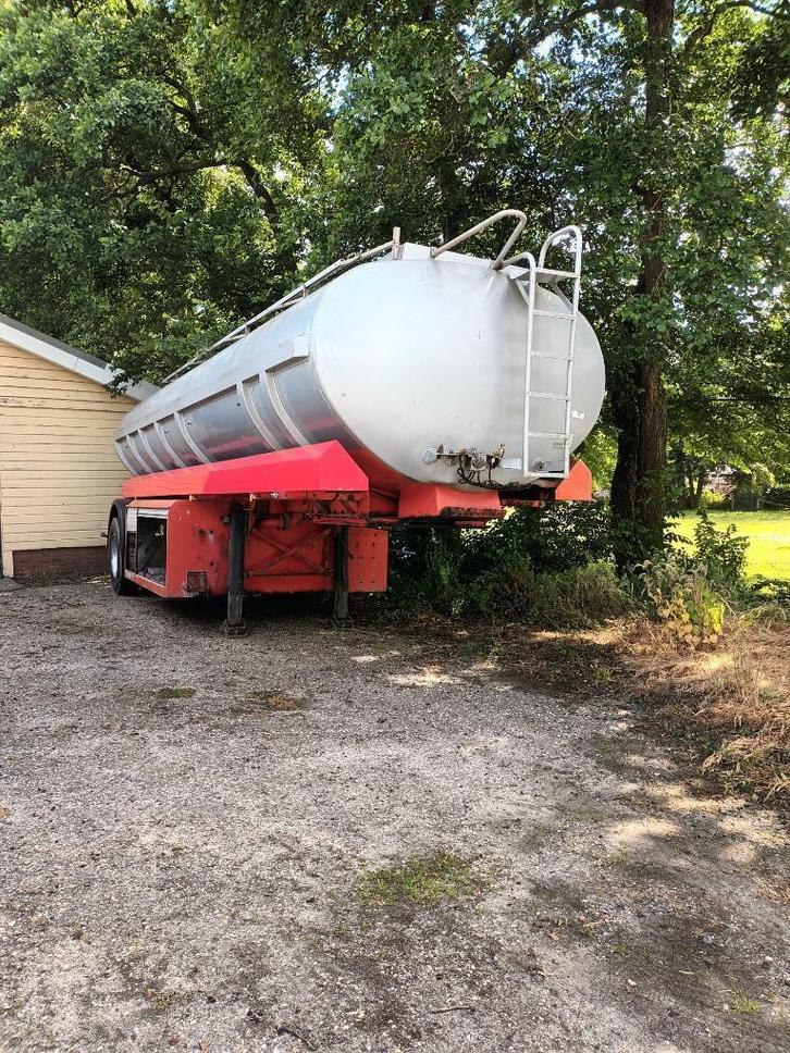 Trailer tankwagen rvst. tank 19.000 Liter, Auto's, Vrachtwagens, Particulier, Overige merken, Ophalen