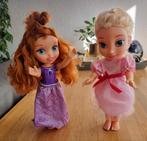 2 Disney Poppen 33cm - Prinsessen, Ophalen of Verzenden, Zo goed als nieuw, Overige typen