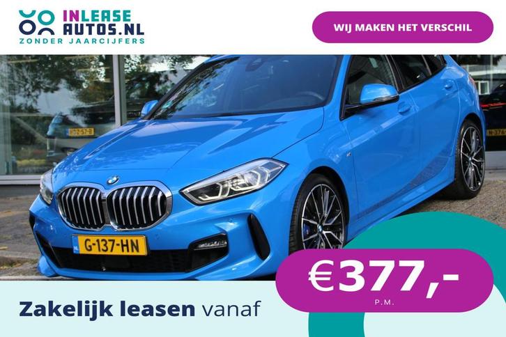 BMW 1-serie 118i Corporate High Executive M-PAKKET PANO-DAK!, Auto's, BMW, Bedrijf, Lease, Financial lease, 1-Serie, ABS, Achteruitrijcamera