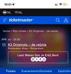 K3 Originals - de reunie (1st) 11 apr Ahoy, Eén persoon, April