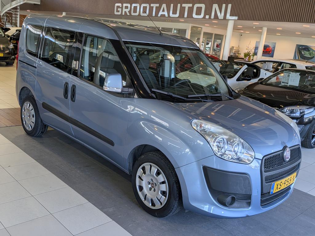 Fiat Doblò 1.4 Dynamic Airco, Stuurbekrachtiging (bj 2013), Auto's, Fiat, Voorwielaandrijving, Stof, Gebruikt, Doblo