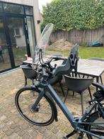 Bobike fietsstoeltje voor met windscherm - Zeer goede staat, Ophalen, Voetsteuntjes, Zo goed als nieuw, Voorzitje