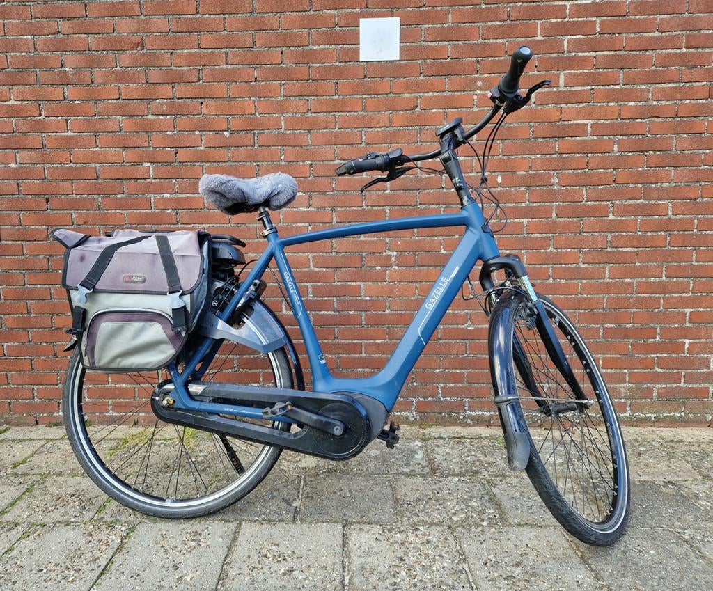 Gazelle Orange C8 heren 61., Gebruikt, Ophalen of Verzenden, 59 cm of meer, 50 km per accu of meer