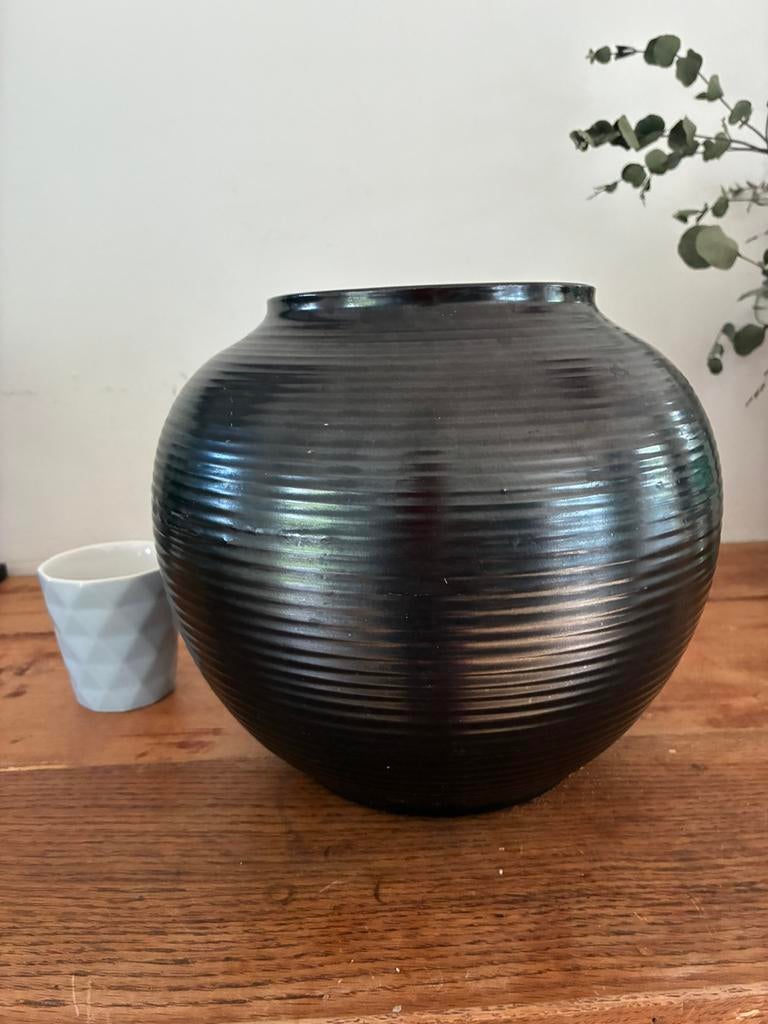 Grote Adco vaas, Huis en Inrichting, Woonaccessoires | Vazen, Overige kleuren, Ophalen of Verzenden, Minder dan 50 cm, Glas