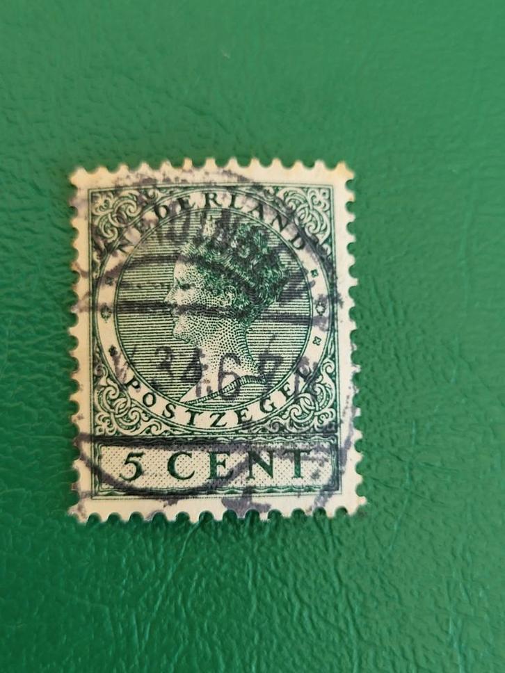 Nederland 5 Cent Wilhelmina Postzegel - Gestempeld, Postzegels en Munten, Postzegels | Nederland, Gestempeld, T/m 1940, Ophalen of Verzenden