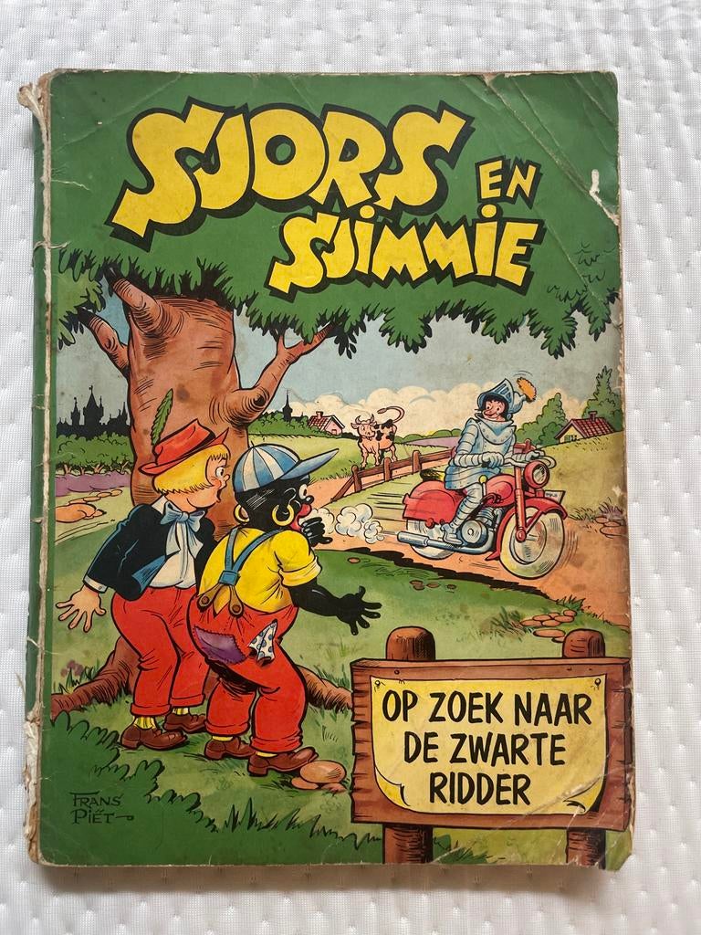 Sjors en Sjimmie - Op zoek naar de Zwarte Ridder, Boeken, Stripboeken, Eén stripboek, Ophalen of Verzenden, Gelezen