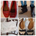 Vintage schoenen en tas jaren 60/70, Kleding | Dames, Schoenen, Ophalen of Verzenden, Gedragen, Overige kleuren, Overige typen