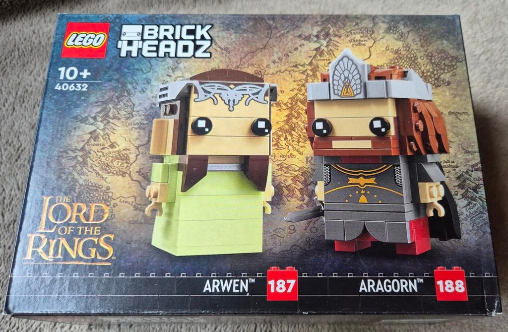 Lego Brick Headz: 40632 - Lord of the Rings Arwen & Aragorn, Kinderen en Baby's, Speelgoed | Duplo en Lego, BrickHeadz, Lego, Nieuw