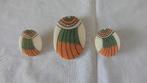 Setje jaren 80, art deco stijl broche en klap/klem oorbellen, Ophalen, Zo goed als nieuw, Overige materialen