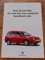 Volkswagen Polo variant VAN bestelwagen folder sheet, Ophalen of Verzenden, Zo goed als nieuw, Volkswagen