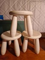 Drie witte 'mammut' krukjes, Ophalen, Gebruikt, Kunststof