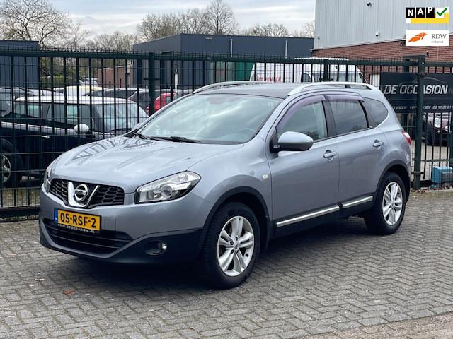 Nissan Qashqai +2 1.6 Optima 7 persoons, zeer mooi!, Auto's, Voorwielaandrijving, Euro 5, Stof, Zwart