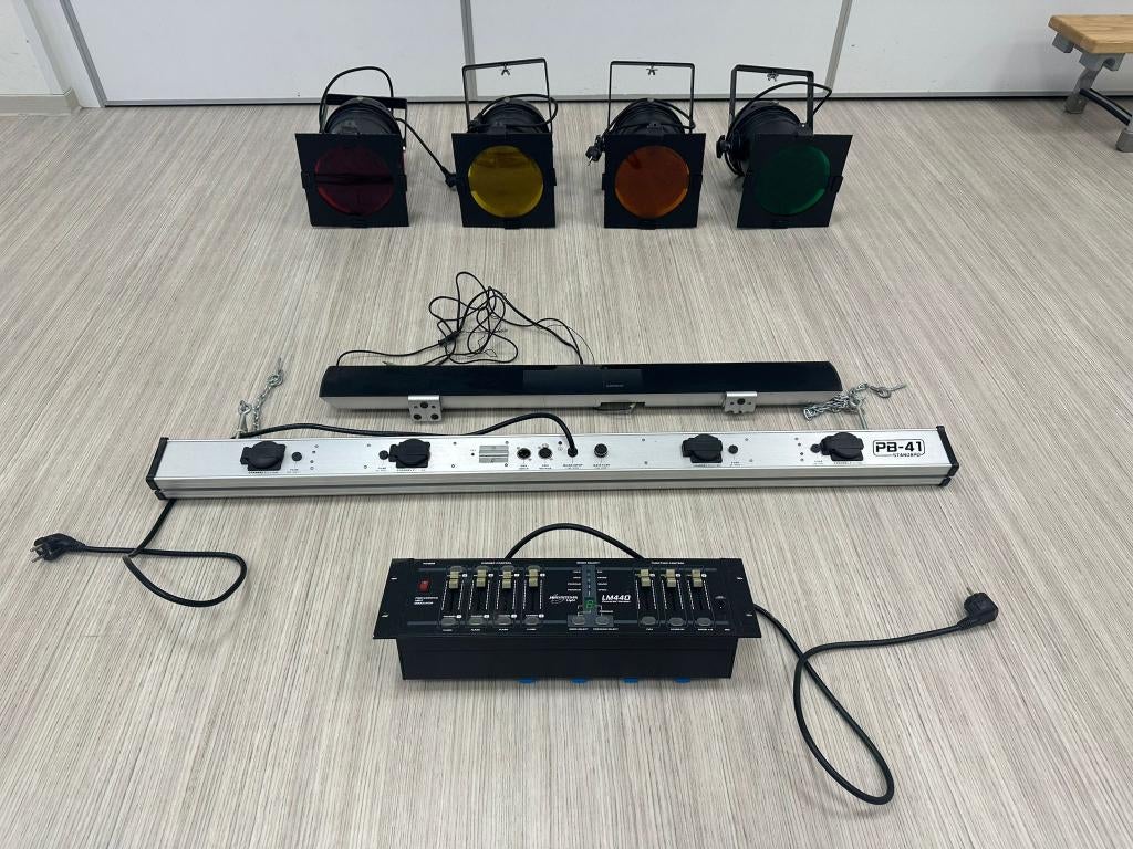 Complete licht- en geluidsset, Ophalen, Gebruikt, Licht