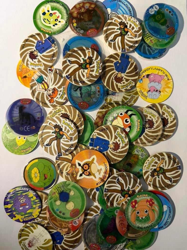 Pokémon Flippo's 2001 Smiths Slammers, Verzamelen, Flippo's, Verzenden, Losse flippo's