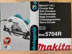 Makita cirkelzaag 5704R, 190mm, Ophalen of Verzenden, Gebruikt