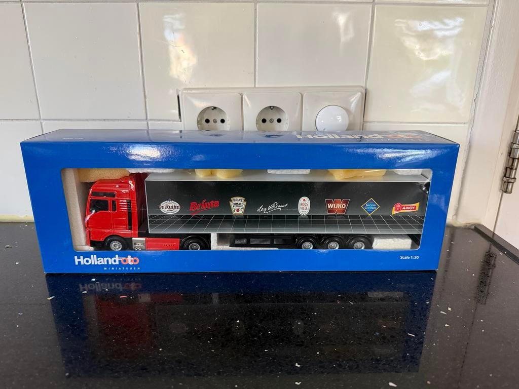 Hollandoto Miniatuur Vrachtwagen 1:50 - In Doos - Heinz, Ophalen, Nieuw, Bus of Vrachtwagen