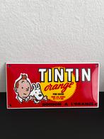 Tintin emaille bord metaal, Ophalen of Verzenden