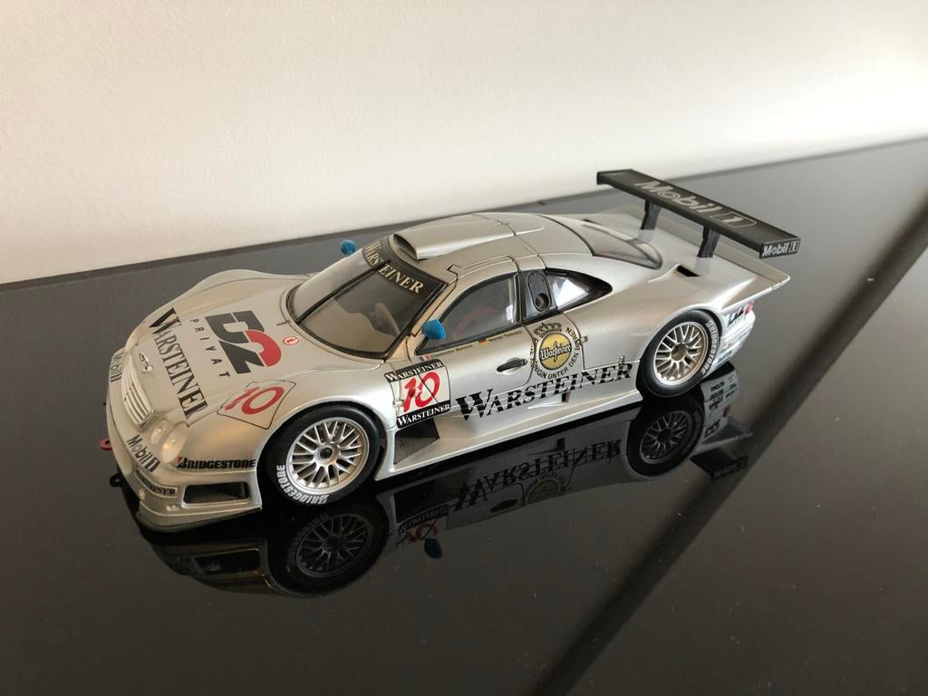 Maisto Mercedes CLK-GTR 1:18 in doos, Hobby en Vrije tijd, Modelauto's | 1:18, Ophalen, Zo goed als nieuw, Auto, Maisto