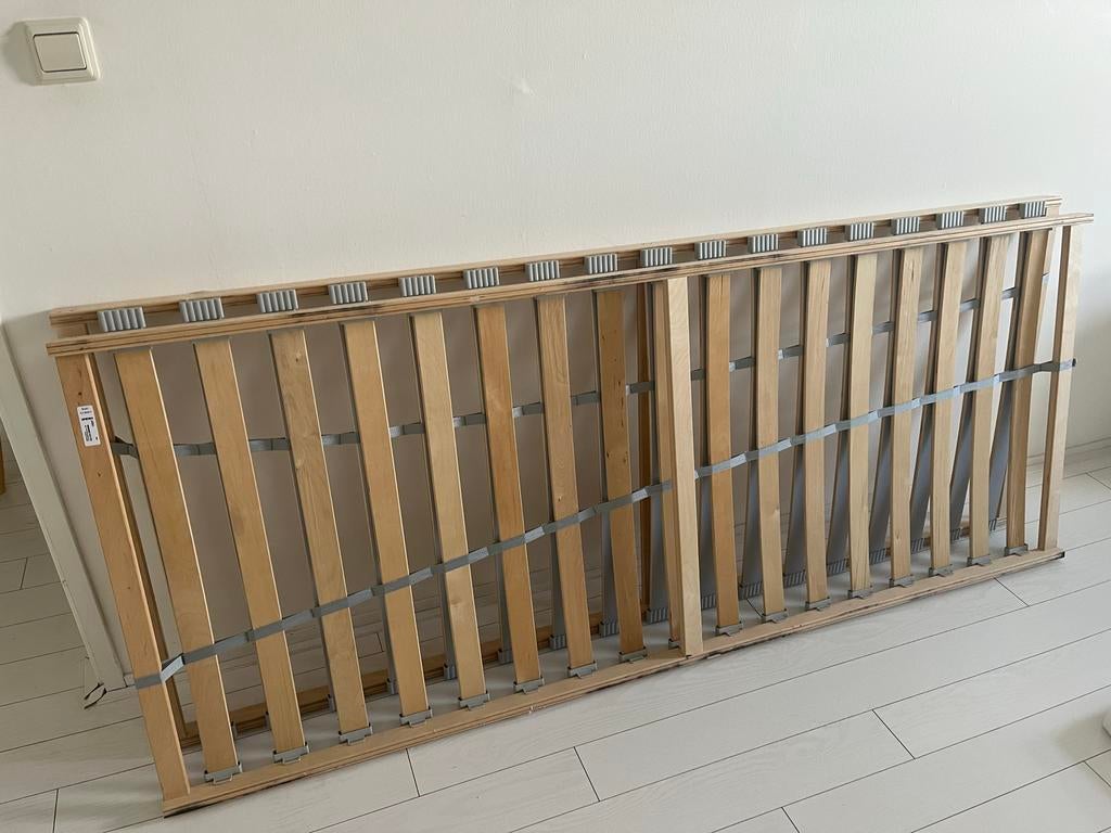 Lattenbodems 80x200 cm - IKEA Sultan Lodingen, Ophalen, Eenpersoons, Zo goed als nieuw, 80 cm