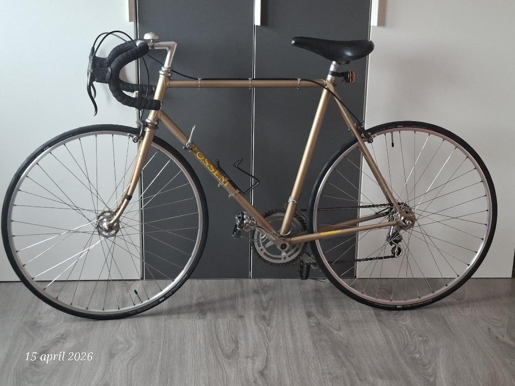 racefiets campagnolo afgemonteerd framehoogte 58 cm., Gebruikt, Velgrem, 57 tot 61 cm, Ophalen