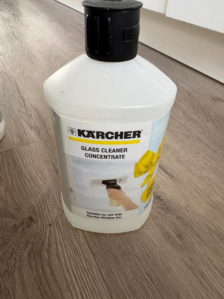 Karcher Glass cleaner, Ophalen, Schoonmaakmiddel