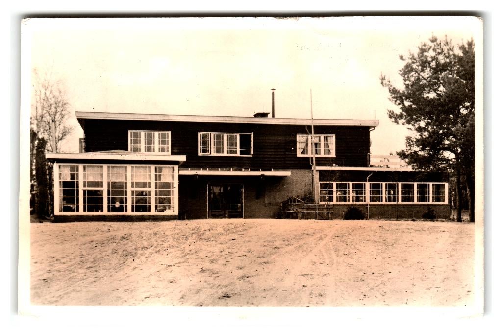 Oldebroek, Jeugdherberg "N.B.A.S.-Bondshuis", Verzamelen, Ansichtkaarten | Nederland, Verzenden, 1940 tot 1960, Gelopen, Gelderland