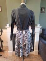 K-Design K Design grijze spijker look jurk L, K-design, Verzenden, Maat 42/44 (L), Zo goed als nieuw