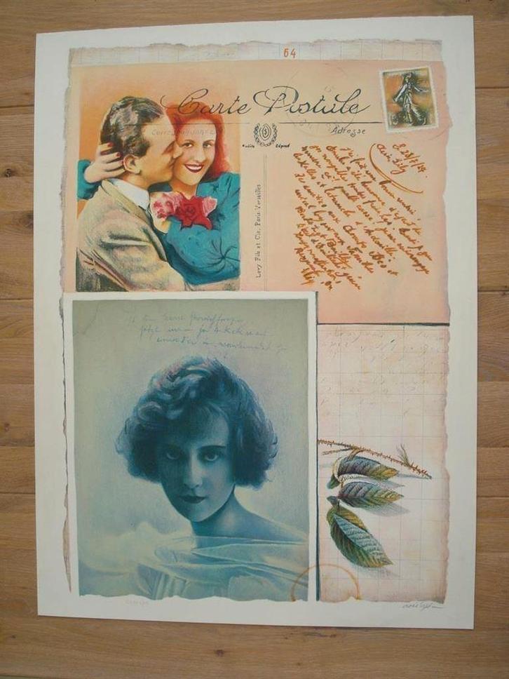 Arie Azene [2], lithografie, Antiek en Kunst, Kunst | Litho's en Zeefdrukken, Ophalen of Verzenden