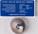 50 Gulden 1982 Prooflike met Patina Met boekje in doosje, Verzenden, Koningin Beatrix, Zilver, Losse munt