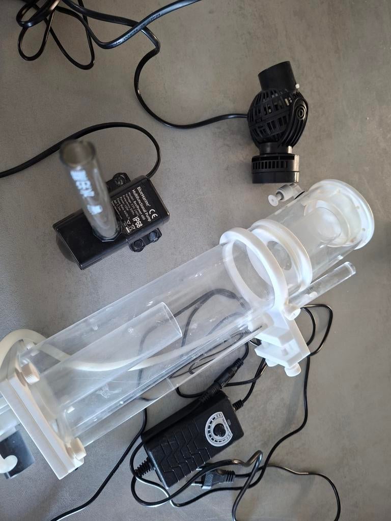 Skimmer bleu marine, Ophalen, Zo goed als nieuw, Filter of Co2