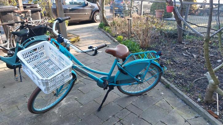 Popal fiets met mandje 24 inch, Fietsen en Brommers, Fietsen | Dames | Damesfietsen, Gebruikt, Overige merken, Ophalen