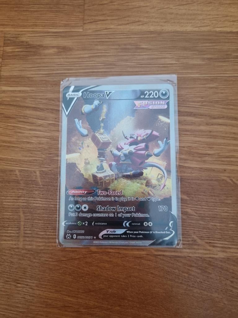 Pokemon kaarten hoopa V, Ophalen of Verzenden