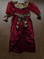carnaval. Fluwelen Farao Jurk. POfmouwen. Lengte 125 cm., Maat 38/40 (M), Carnaval, Ophalen of Verzenden, Zo goed als nieuw