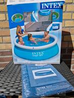 Intex zwembad met afdekhoes, Tuin en Terras, Zwembaden, Ophalen, Minder dan 80 cm, Minder dan 200 cm, Opzetzwembad