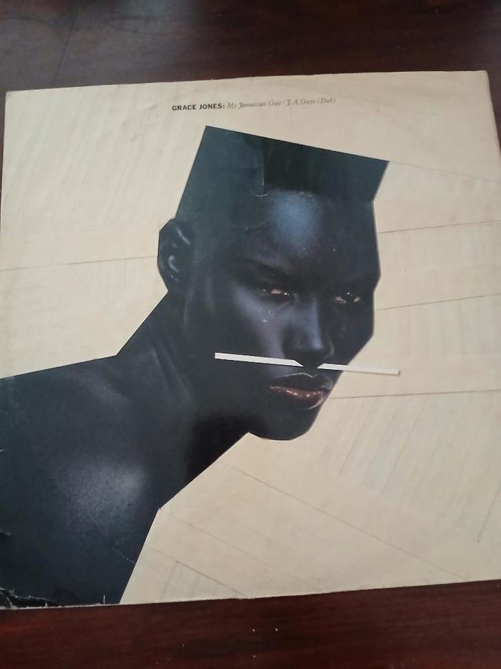 12" Grace Jones – My Jamaican Guy / J. A. Guys (Dub), Cd's en Dvd's, Vinyl | Pop, Zo goed als nieuw, 12 inch, Ophalen of Verzenden