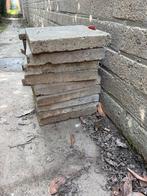 Gebruikte betonnen terrastegels, Tuin en Terras, Tegels en Klinkers, Ophalen, Gebruikt, Minder dan 5 m², Beton