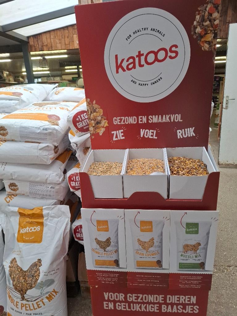 NIEUW!! Katoos kippenvoer, nu nog voordeliger, Ophalen of Verzenden, Nieuw, Drinken en Voederen
