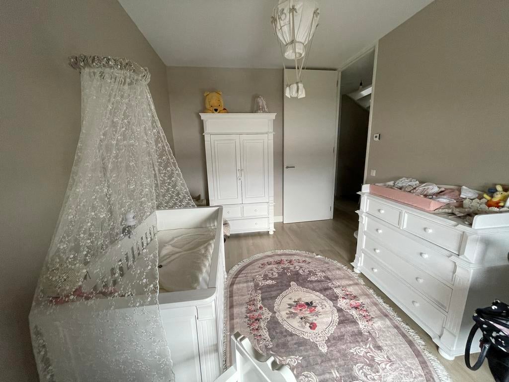 Ledikant en commode KAST IS VERKOCHT Bristol wit, Ophalen, Gebruikt, Jongetje of Meisje