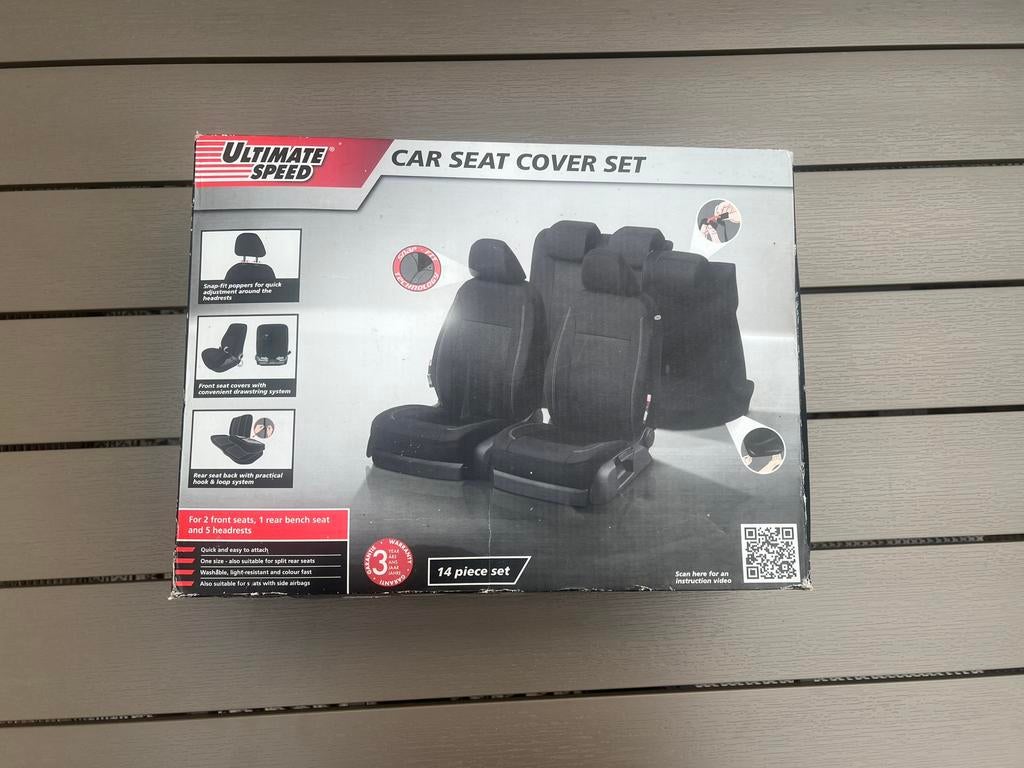 Ultimate Speed Autostoelhoezen - 14-delige set, Ophalen, Nieuw