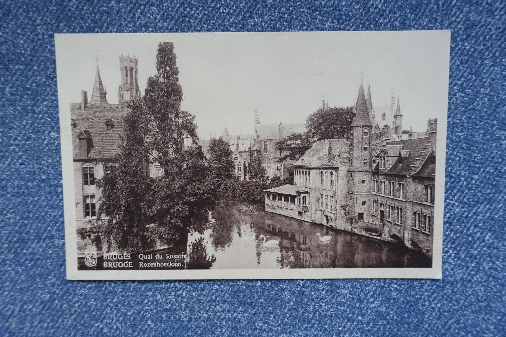 Brugge. Rozenhoedkaai, Ophalen of Verzenden, 1920 tot 1940, Ongelopen, West-Vlaanderen