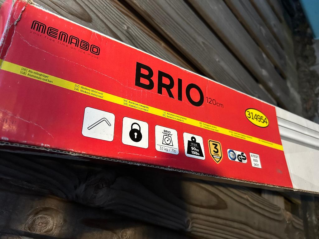 Dakdragers  Menabo Brio 120cm, Ophalen, Gebruikt