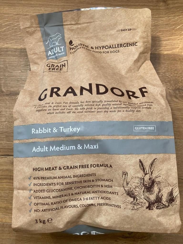 Grandorf Adult Medium Maxi - Hondevoer, Ophalen, Hond