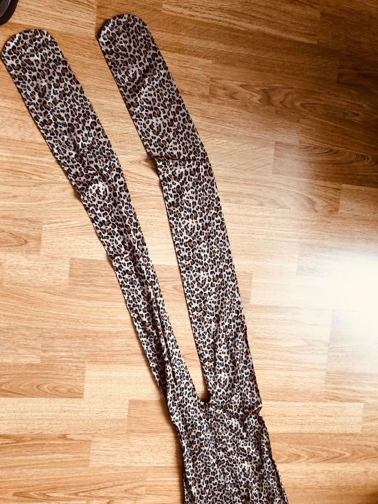 Panty met luipaardprint, Kleding | Dames, Leggings, Maillots en Panty's, Maat 36/38 (S), Bruin, Nieuw, Ophalen of Verzenden