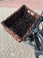 Rotan fietsmand voor voordrager, Fietsen en Brommers, Fietsaccessoires | Fietsmanden, Ophalen, Zo goed als nieuw, Fietsmand