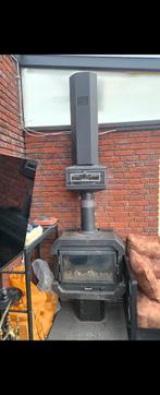 Houtkachel incl oven, houtopberger en accessoires, Ophalen, Gebruikt, Hout, Houtkachel