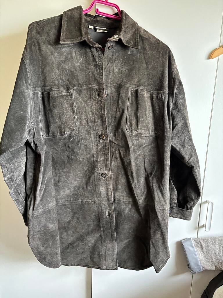 Suede leren blouson/ jas, Ophalen of Verzenden, Nieuw, Bruin