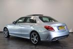 Mercedes-Benz C-Klasse 250 Ambition AMG Panoramadak Head-up!, Automaat, Blauw, Leder en Stof, 5 stoelen