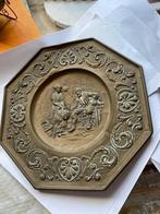 Antiek koperen bord, Ophalen of Verzenden, Koper